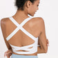 Crisscross Open Back Cropped Sports Cami