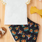Baby Girl Graphic Flutter Sleeve Tee and Floral Shorts Set