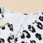 Leopard Contrast Trim Tank
