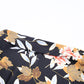 Floral Tie Waist Flare Sleeve Dress