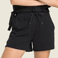 Drawstring Elastic Waist Sports Shorts with Pockets