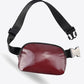 PU Leather Adjustable Strap Sling Bag