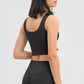 Zipper Front Sport Tank Top