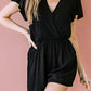 Flutter Sleeve Surplice Romper