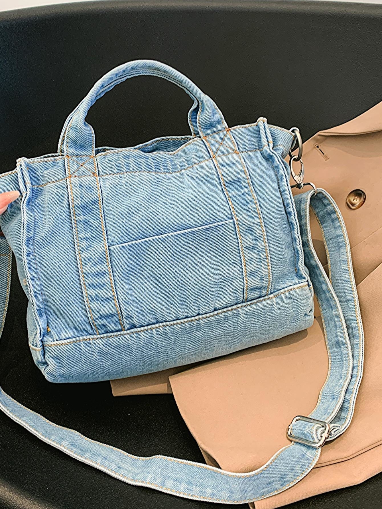 Denim Shoulder Bag