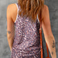 Printed Color Block Pocket Patch Tank