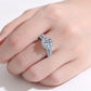 Sterling Silver Moissanite Ring