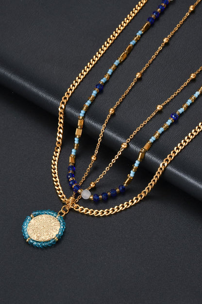 Three-Piece Beaded Necklace Set