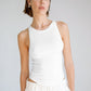 Halter Neck Ribbed Cropped Top
