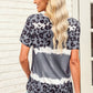 Leopard V-Neck Tee Shirt