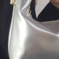 PU Leather Pearl Handbag