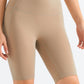 Feel Like Skin Elastic Waistband Pocket Biker Shorts