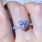 1 Carat Moissanite Heart Ring