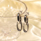 Gold-Plated Chain Link Earrings