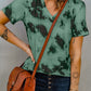 Tie-Dye V-Neck Tee Shirt