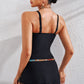 Floral Drawstring Detail Two-Piece Swimsuit