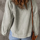 Raw Hem Button Down Corduroy Jacket with Pockets