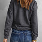 Quilted Half-Zip Sweatshirt with Pocket