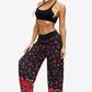 Oversized Printed Wide Leg Long Pants