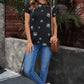 Dandelion Print Round Neck Tee