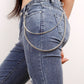 Double-Layered Metal Chain Belt