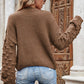 Weekend Style Rib-Knit Dropped Shoulder Sweater