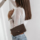 Lace Trim Ribbed Top
