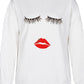 Graphic Dropped Shoulder Round Neck Sweatshirt