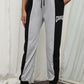 COURAGE Graphic Color Block Drawstring Joggers